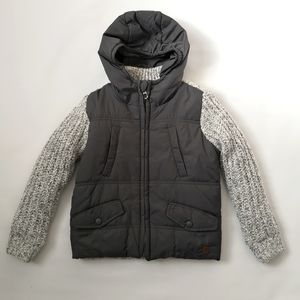 Zara boys contrast knit cardigan jacket 6t NWT